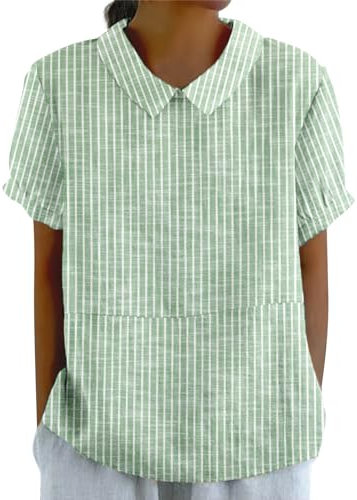 Cocila Damen T-Shirt Bluse Rundhals Kurzarm Spaghetti Top Muster Sommer Mutter+Tochter+Kleid Laessig Baumwolle Angebote Sale
