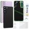 Enkeig Vetro posteriore Sostituzione per Samsung Galaxy S22 5G S901 Back Cover copribatteria + Kit di Riparazione(Nero)