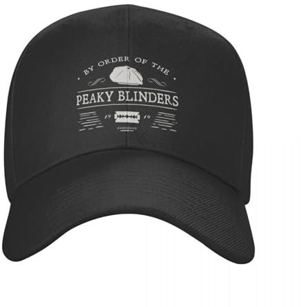 ORURYRTW Hüte sind warm und stilvoll Blinders Peaky Unisex Baseballkappe Shelby Brothers Verstellbarer Hut Snapback für draußen Unisex Geschenk