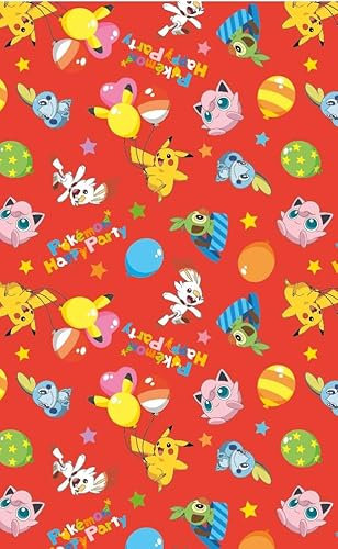 Geschenkpapier mit Pokemon-Motiv, 4 m