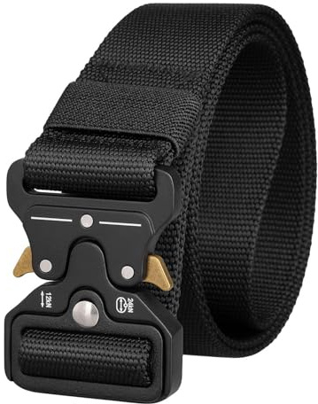 HUNTVP Gürtel Militär Arbeitsgürtel Herren Koppelgürtel Tactical Belt