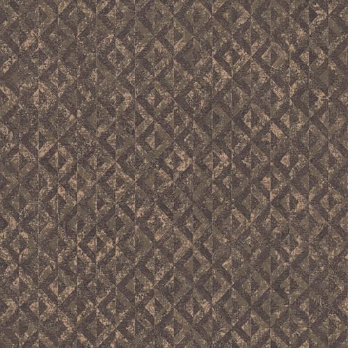 Profhome Geometrische Tapete 395053-GU Vliestapete schwarz gold braun 0,53 m x 10,05 m / 5,33 m2
