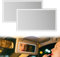 Auto Sun Visor HD Makeup Mirror, 2 PCS Car Vanity Mirror for Car Truck SUV Rear View Seatback(15 x 8 cm)
