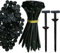 Nylon Universal Cable Tie Buckle, Button Head Zip Ties, Universal Cable Tie Clips (20Pcs)