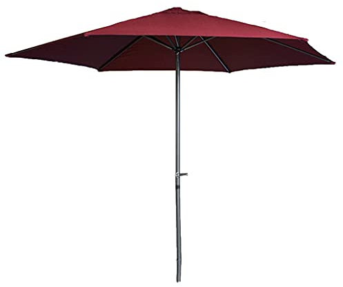 OOMRNV Sombrilla De Playa para Exteriores, 300 Cm De Tela De Poliéster Impermeable Y Gruesa con Mango De Acero, para Jardín, Terraza, Piscina