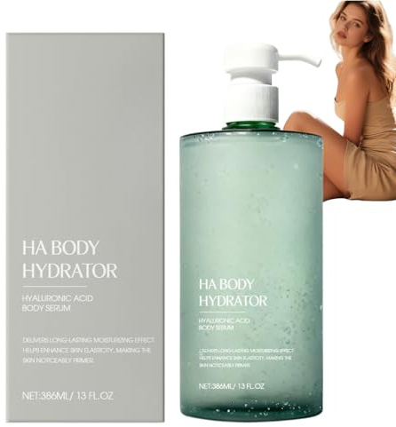 Hyaluronsäure-Körperserum, tief feuchtigkeitsspendender HA Body Hydrator für trockene Haut, straffendes und elastisches Serum, leichte nicht fettende Körperlotion für Frauen und Männer, (1pcs)