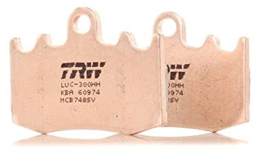 TRW MCB748SV Bremsbelagsatz, Scheibenbremse Scheibenbremsbelage, Bremssteine, Bremsklötze (x2)