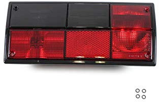 X-Parts 1195303370 Rückleuchte rot schwarz Scheibe Schlussleuchte Rücklicht LINKS für Bus T3 T2