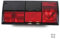 X-Parts 1195303370 Rückleuchte rot schwarz Scheibe Schlussleuchte Rücklicht LINKS für Bus T3 T2