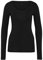 ONLY Women's Onllive Love Life L/s Oneck Top Noos JRS T-Shirt, Black, S