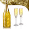 TGE - Gold-Sekt - Sekt mit Gold - Sekt mit Blattgold - Sekt Geschenk 0,75 l - mit echtem 23 Karat Blattgold & Goldstaub