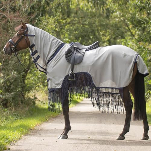 QHP Fliegenausreitdecke mit Fransen - Size 175
