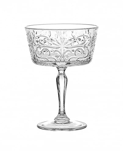 BRANDANI Set 6 Coppe Royal Crystal Glass