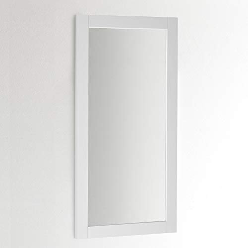 ARHome Wandspiegel, 120 x 60 cm, Hellgrau, Spiegel, Made in Italy