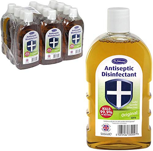 Dr Johnsons Antiseptic Disinfectant x12 Pack 500 Millilitres