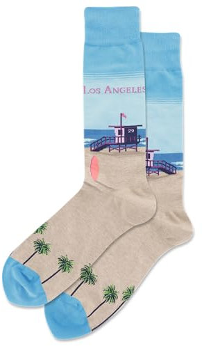 Hot Sox Herren HSM60026, Turq, 100130 Socke, Los Angeles (Türkis), Einheitsgröße