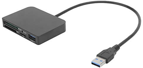 Cuifati USB3.0 bis für XQD Super Speed externer Kartenleser USB 3.0 bis CF TF Kartenadapter PC-Leser USB-Speicherkartenadapter mit