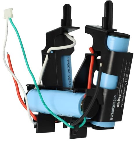 vhbw Akku kompatibel mit AEG CX7-21DB, CX7-21EB, CX7-21EBK, CX7-21-HO, CX7-21SW Staubsauger Home Cleaner Heimroboter (2500mAh, 10,8V, Li-Ion)