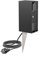 ledscom.de Columna de Enchufe para jardín POMI con Pica de Tierra y Cable de 2m para Exterior, IP44, Smart Home, WLAN, Alexa, Triple, Negro, Angular, 23cm