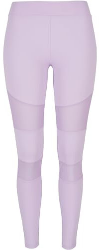 Urban Classics Damen Ladies Tech Mesh Leggings Leggings, Lilac, XL