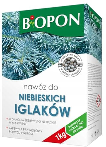 Dünger für Blaue Koniferen Tannen Thuja Fichten Scheinzypresse Spezialdünger 1kg
