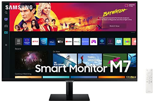 Samsung LS32BM700UUXXU 4K Ultra HD HDR LED Hybrid Streaming TV & Monitor with Full Smart Platform and Speakers (Renewed)