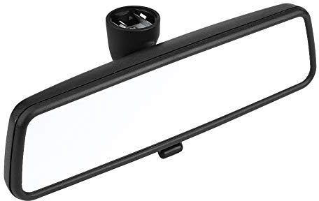 3B0857511G Rückspiegel Weitwinkel B5 MK4 99-05 Schwarz | Innenraum-Zubehör, Konvexglas für erweitertes Sichtfeld, Bruchsicheres Gehäuse, Blendfreie Nachtfahrt