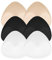 WLLHYF Triangle Bra Pads Inserts, Breathable Skin Color Removable Breast Padding Soft and Comfortable Breast Enhancers for Women Girls Any Cup Cover