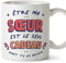 Mugffins Tasses pour SŒUR - En Français - Cadeau original - Le Seul Cadeau Dont tu as Besoin - 11 oz / 330 ml