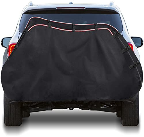 XYZCTEM Housse de vélo pour transport extérieur et intérieur pour 1 vélo, imperméable, résistante aux UV, pour voiture, camion, camping-car, VUS (noir, 1 vélo)