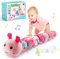 Toyzey Baby Spielzeug 0-6 Monate Raupe Musikalisches Plüschtier, Spielzeug Neugeborenen 0-6 Monate Mädchen Baby Geschenk Geburtsgeschenk Weihnachten (Rosa)