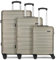 Worldpack Koffer-Set 3-teilig für Damen und Herren | Reise-Trolleys 50 x 29 x 76 cm aus hochwertigem, stoßfestem ABS Material | Doppelrolle & Teleskopgriff| New York 2.0 Serie