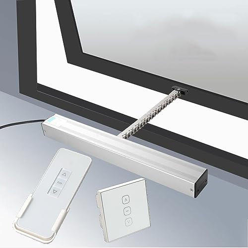 Apri Finestra Automatico, Apri Finestra Elettrico a Catena 24V con Telecomando e Interruttore, Corsa 300mm - 1000mm, Apri e Chiudi Finestra Intelligenti (Size : 400mm+Controller)