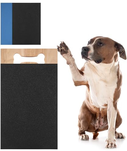 Geieold Hundekratzunterlage Nagelschleifmatte stressfreie Nagelfeile Nagelsandpapier Kratzbrett