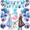 Frozen Party Luftballons, 30 Stück Frozen Geburtstag Ballons, Frozen Thema Party Ballons, Elsa Prinzessin Folienballon, Frozen Ballon Geburtstagsdeko, für Geburtstag 3 Jahre Mädchen