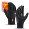 Sanctiond Freezer Thermo Handschuhe, Freezer Thermo Handschuhe, mit wasserabweisender Beschichtung und Touchscreen-Funktion (Black, M)