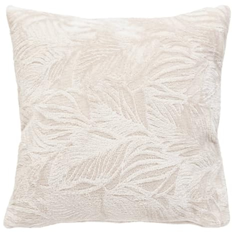 Atmosphera - Kissen Flanell ryo beige leinen 40x40cm