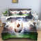 WEQEER Fussball Bettwäsche 135x200 Jungen Teenager Mikrofaser 3D Druck Fussball Kinderbettwäsche Fußball Bettwäsche Set Fußball Bettbezug (3,140 x 210 cm)