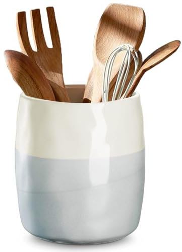 VTOBON Porta Utensili da Cucina, Organizzatore Cucina, Portautensili per Utensili da Cucina, per Piano di Lavoro, la decorazione della casa, regalo perfetto, 5.3 pollice