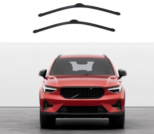 Uklal Auto Escobilla limpiaparabrisas Delantero, para Volvo XC40 2018-2023 Recambios de Limpiaparabrisas Accesorios Lunas Autos
