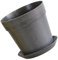 KITANDOVE Soucoupe Dintérieur pour Fleurs Grand Pot De Fleurs Design avec Trous De Drainage