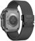 Original Milanaise Armand Kompatibel mit Apple Watch Armand 49mm 46mm 45mm 44mm 42mm(Serie 1 2 3), Edelstahl Metallband für iWatch Ultra 2/Ultra Serie 10/9/8/7/6/5/4/3/2/1/SE, Schwarz