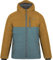 normani Kinder Winterjacke Steppjacke gefütterte Skijacke mit Schneefang wasserdichte Thermojacke mit Kapuze für Junge und Mädchen Farbe Gelb Größe 170/176