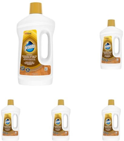 Pronto Schonender flüssiger Holz-Reiniger für Holzböden und Holzmöbel, 5er Pack (1 x 750 ml)