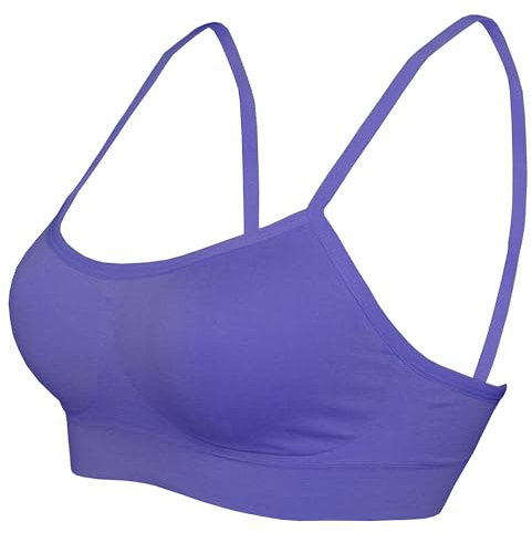 AKAMC Damen Sport-BHs mit verstellbaren Trägern, mittlere Unterstützung, Workout, drahtlos, Yoga-BH, Activewear, 1 Stück, Stil 02, X-Large