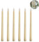 Candeline Led, 6 Pezzi Candela Led Lunghe bianche sottili, Candele a Batteria Led Con Fiamma Tremolante 3D, candele finte fiamma oscillante Per Festa Matrimonio Deco Festival Decorazione Cena a Lume