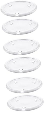 PRETYZOOM 3 Sätze Leuchter Gotische Kerzenhalter Teelicht Teegeschirr Dekorationstablett Lampe Bescherung Weihnachten Weinachts Teller Kerzenhalter Heimdekoration Glas 2 Stück * 3
