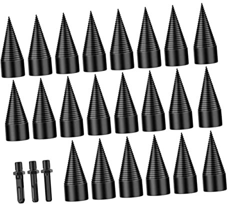 Happyyami Holzspalter-bohrer 42 Mm Bohrer Für Feuerholz Ohne Nut Spitz Einfaches Holzspalten