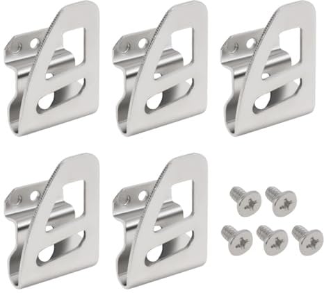 ChgImposs 5pcs Electric Drill Belt Clip Replacement Hooks Clips Tools Holder Fit for Milwaukee Impact Drills Tools, Belt Holder Clips