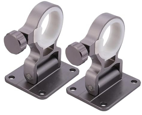 Fishing Box Umbrella Holder | 2X Adjustable Canopy Stand Clamp,Outdoors Umbrella Clamp Stand for Outdoor Fishing Camping and Beach